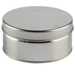Discount 😀 Small Silver Round Tin by Celebrate It™ 🔔