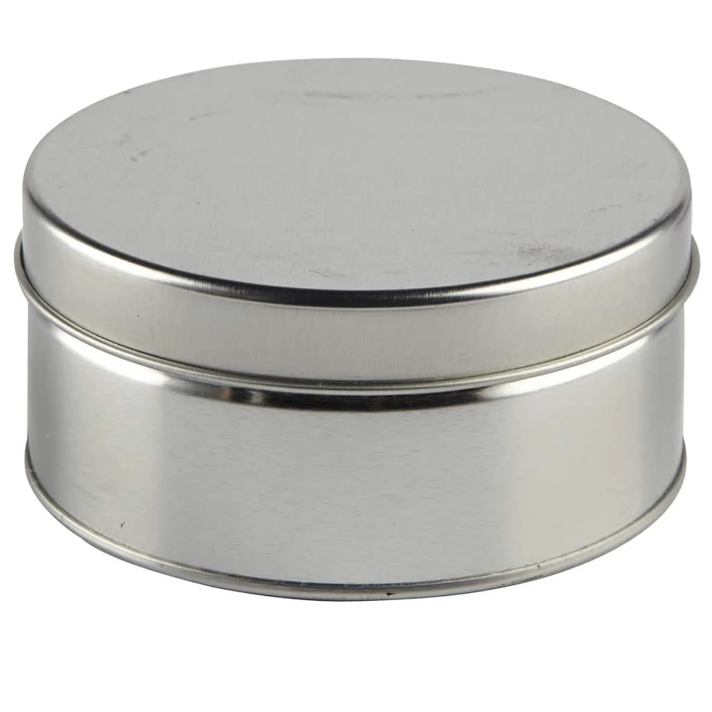 Discount ๐ Small Silver Round Tin by Celebrate It™ ๐ 1 Discount ๐ Small Silver Round Tin by Celebrate It™ ๐