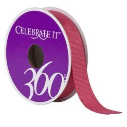 Deals 😀 12 Pack: 5/8" Grosgrain Ribbon by Celebrate It® 360°™ ✔️