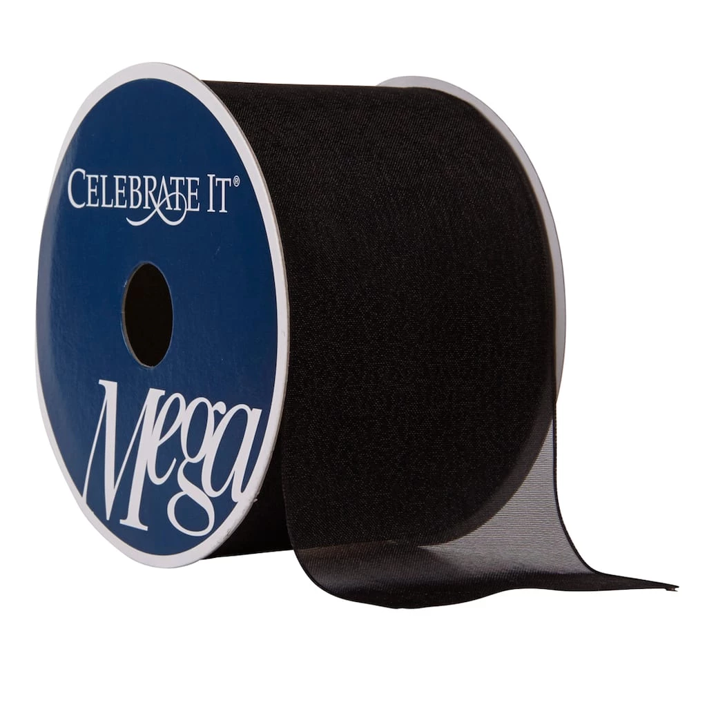 Best Pirce 😍 12 Pack: 2.5" Sheer Black Ribbon by Celebrate It® Mega™ 😀 1 Best Pirce 😍 12 Pack: 2.5" Sheer Black Ribbon by Celebrate It® Mega™ 😀