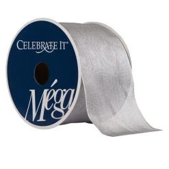 Best Sale 🤩 2.5" Sheer Metallic Wired Ribbon by Celebrate It® Mega 🎉