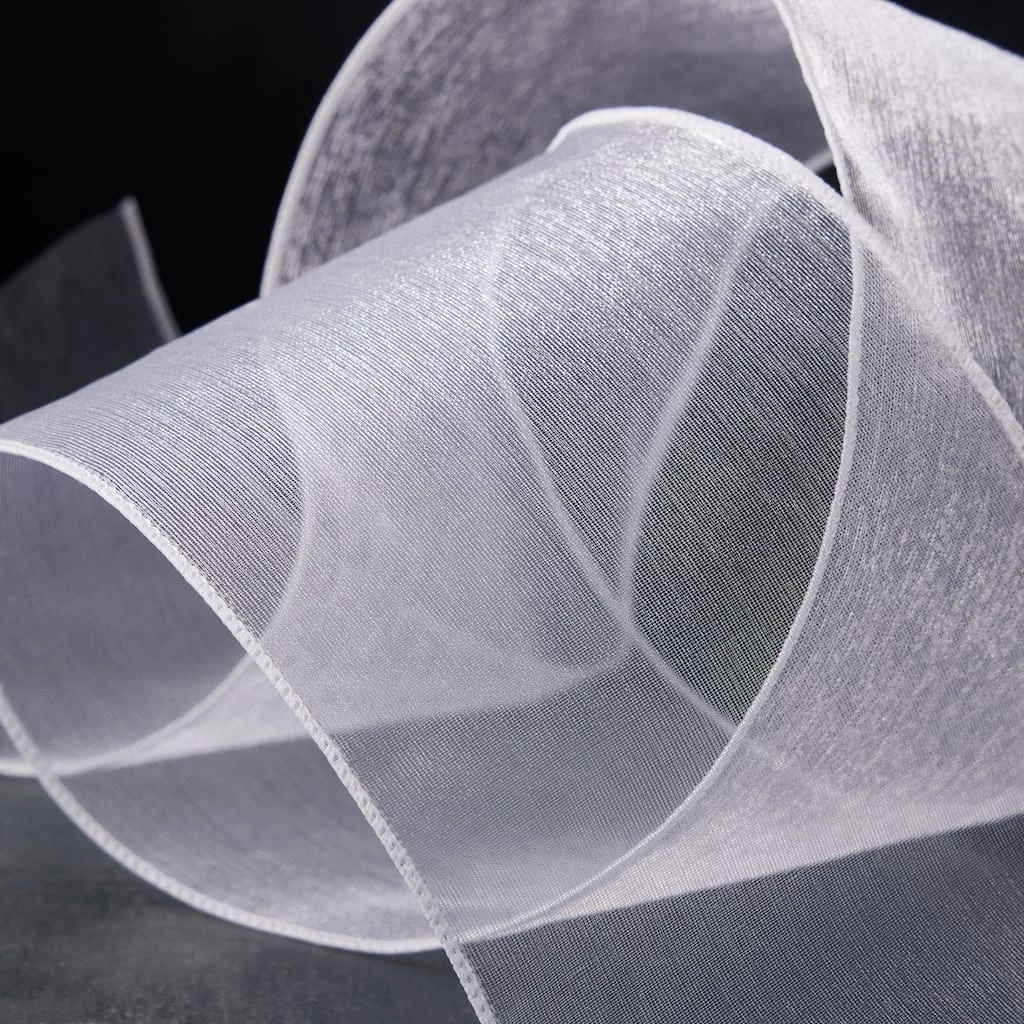 Hot Sale ⭐ 4" Wired Sheer Ribbon by Celebrate It® Occasions™ 😉 2 Hot Sale ⭐ 4" Wired Sheer Ribbon by Celebrate It® Occasions™ 😉 - Image 2