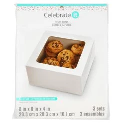 Hot Sale 😉 8" x 8" Window Treat Boxes by Celebrate It®, 3ct. ⭐