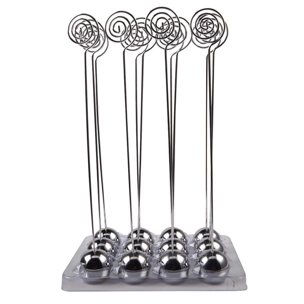 Best Pirce 🧨 Celebrate It™ Occasions™ Silver Ball Place Card Stand ⌛ 1 Best Pirce 🧨 Celebrate It™ Occasions™ Silver Ball Place Card Stand ⌛