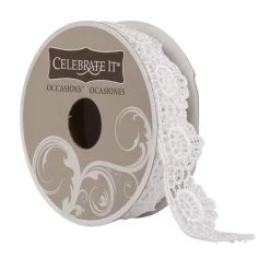 Best reviews of 🤩 15/16" Lace Scallop Ribbon by Celebrate It® Occasions™ ⌛