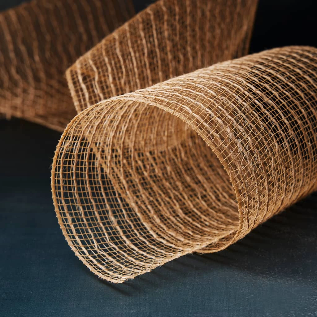Wholesale 🥰 5.5" Jute Mesh Ribbon by Celebrate It® 🥰 2 Wholesale 🥰 5.5" Jute Mesh Ribbon by Celebrate It® 🥰 - Image 2
