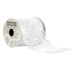 Budget 🎁 3.5" Lace Ribbon by Celebrate It® Occasions™ 🎁