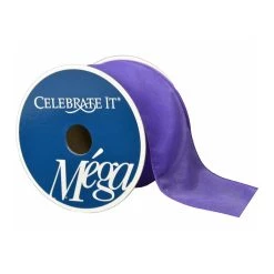 Best Pirce 💯 2.5" Mega Sheer Wired Ribbon by Celebrate It® ⭐