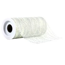 Wholesale 🎁 24 Pack: 6" Glitter Wavy Dots Tulle by Celebrate It® Occasions™ ⌛