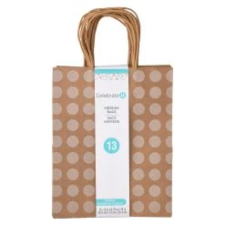 Best Pirce ⭐ 10" Kraft Dots & Chevron Paper Bag Value Pack by Celebrate It™ 👍