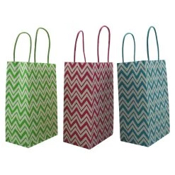 New 👍 5.25" x 8.5" Bright Chevron Bag Value Pack By Celebrate It™ ✔️ -Celebrate It Sales Shop 10324339 3.jpg