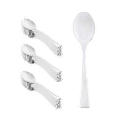 Best Pirce ⌛ Silver Plastic Mini Spoons by Celebrate It™ 🛒