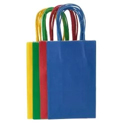 Budget 🛒 Assorted Primary Colors Small Gift Bags by Celebrate It™ 🧨