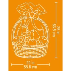 Deals ✨ 25" White Polka Dot Basket Gift Bags by Celebrate It™, 6ct. 😍 -Celebrate It Sales Shop 10409350 3