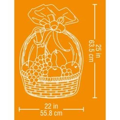 New 😉 12 Packs: 6 ct. (72 total) 25" Frost Polka Dot Basket Gift Bags by Celebrate It™ 💯 -Celebrate It Sales Shop 10409378 3