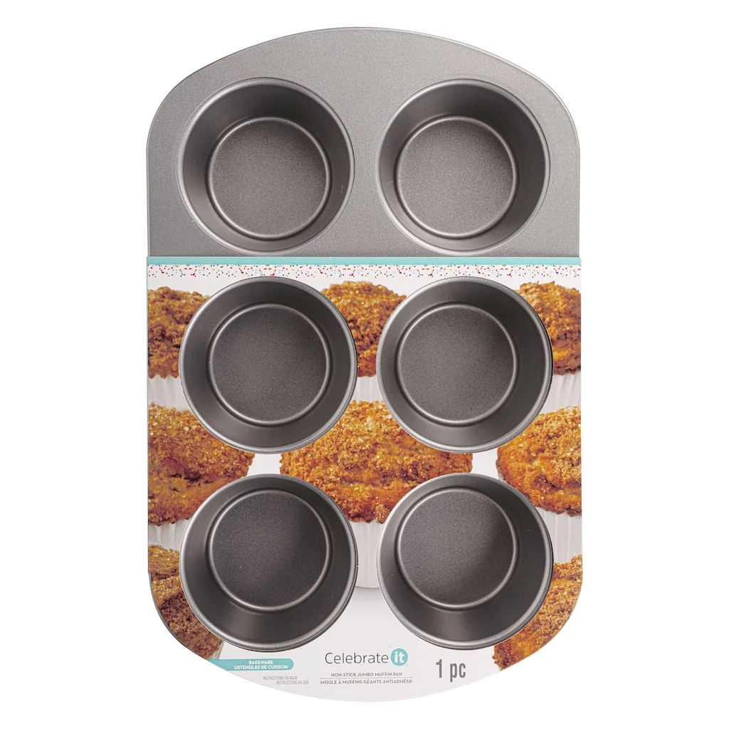 Cheap ✔️ Non-Stick Jumbo Muffin Pan by Celebrate It® 🧨 1 Cheap ✔️ Non-Stick Jumbo Muffin Pan by Celebrate It® 🧨