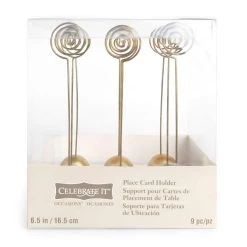 Promo ⭐ Occasions™ Gold Place Card Holders by Celebrate It™ 🛒
