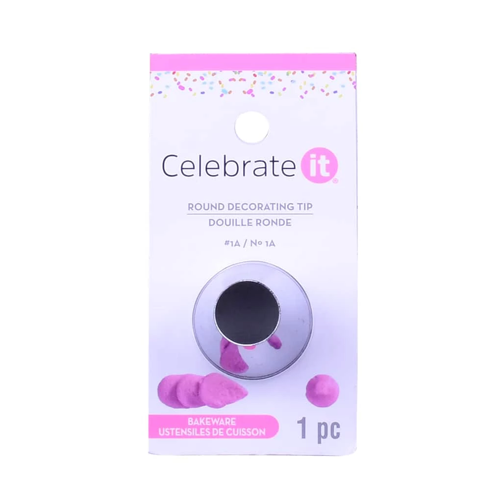 Buy 👏 #1A Round Decorating Tip by Celebrate It™ ✔️ 2 Buy 👏 #1A Round Decorating Tip by Celebrate It™ ✔️ - Image 2