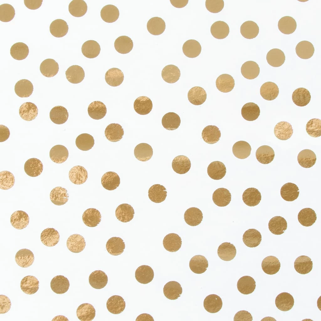 Hot Sale ๐ 12 Packs: 5 ct. (60 total) White & Gold Dots Tissue Paper by Celebrate It™ ๐ 2 Hot Sale ๐ 12 Packs: 5 ct. (60 total) White & Gold Dots Tissue Paper by Celebrate It™ ๐ - Image 2