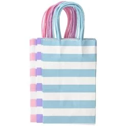 Discount ⌛ Pastel Stripe Value Pack Small Bags by Celebrate It™ 😀