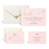 Outlet 👍 Gold & Blush Wedding Invitation Kit By Celebrate It™ ❤️