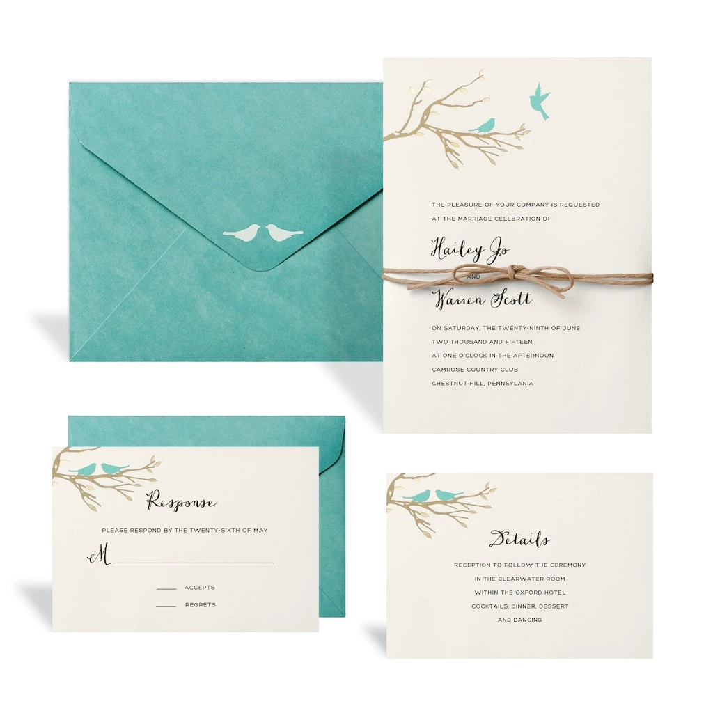 Wholesale 🎉 Love Birds Wedding Invitation Kit By Celebrate It™ 🤩 1 Wholesale 🎉 Love Birds Wedding Invitation Kit By Celebrate It™ 🤩