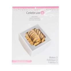 Cheapest ✔️ 6 Packs: 3 ct. (18 total) Silver Solid Treat Boxes by Celebrate It® 👏