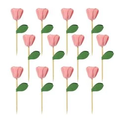 Buy ✨ Pink Rose Treat Toppers By Celebrate It® 🎉