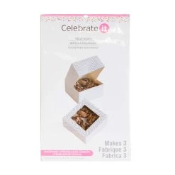 Cheap ✨ Silver And White Cupcake Boxes By Celebrate It® 🤩