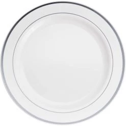 Best reviews of 🧨 Round Banquet Plates with Silver Trim by Celebrate It™ 👍