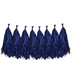 Budget 🛒 Navy Tissue Tassel Garland by Celebrate It™ 👍