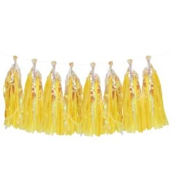 Deals 💯 Yellow Tissue Tassel Garland by Celebrate It™ ⭐ -Celebrate It Sales Shop 10513610 3