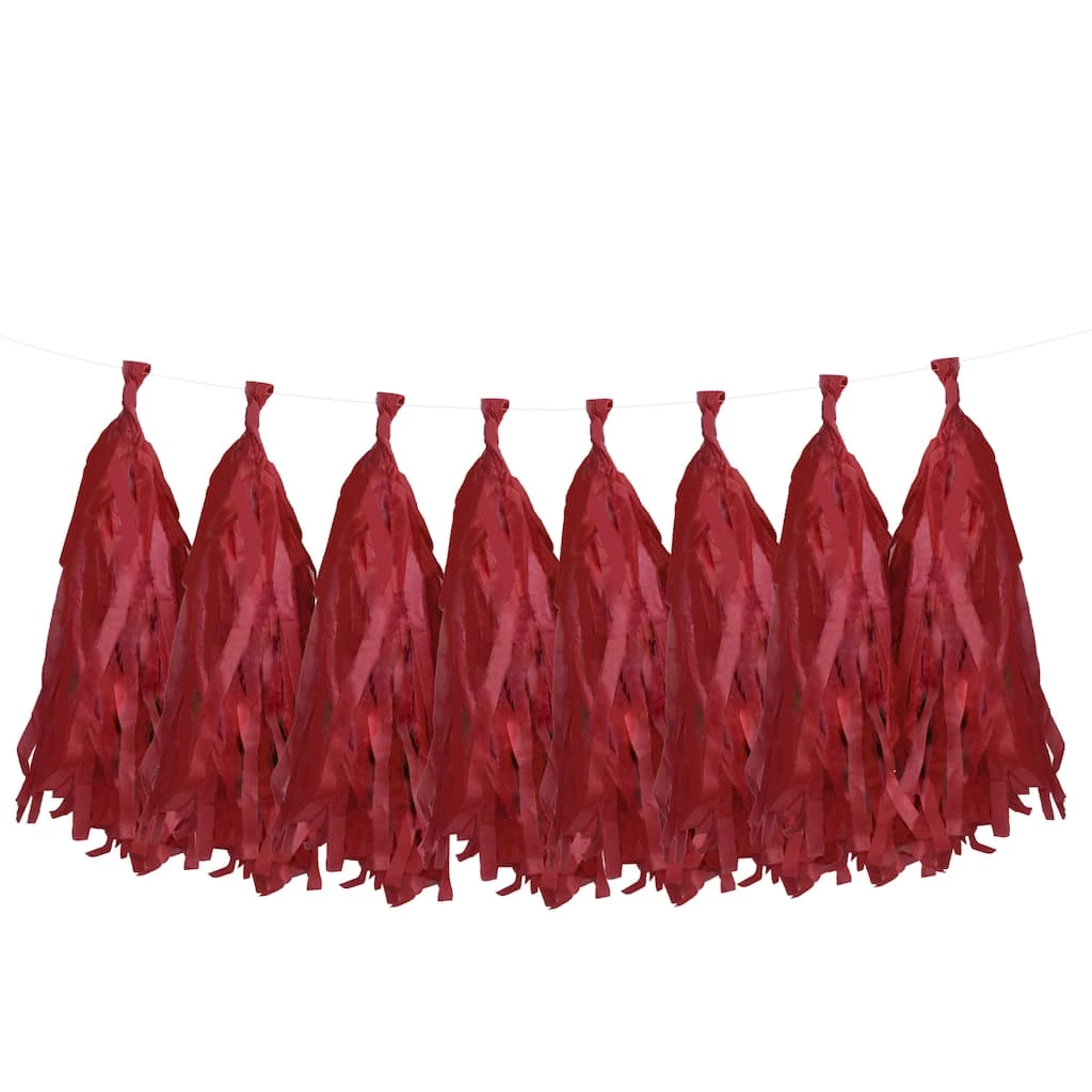Best deal 😀 Red Tissue Tassel Garland by Celebrate It™ ❤️ 1 Best deal 😀 Red Tissue Tassel Garland by Celebrate It™ ❤️