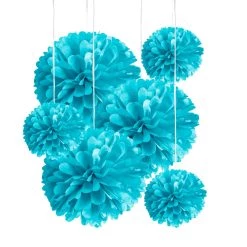 Coupon ✔️ Turquoise Paper Pom Poms By Celebrate It™ 😍