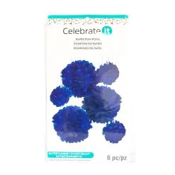 New 🥰 Navy Paper Pom Poms By Celebrate It™ ✔️ -Celebrate It Sales Shop 10525495 1