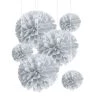 Flash Sale 👍 Silver Paper Pom Poms By Celebrate It™ ❤️