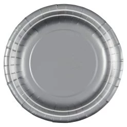 Buy 😉 Silver 9" Round Paper Plates By Celebrate It™ 🔥