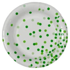 Best Sale 🔥 Green Dots Round Paper Plates By Celebrate It™ 🔥