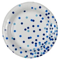 Best deal 🧨 Navy Dots Round Paper Plates By Celebrate It™ ✔️