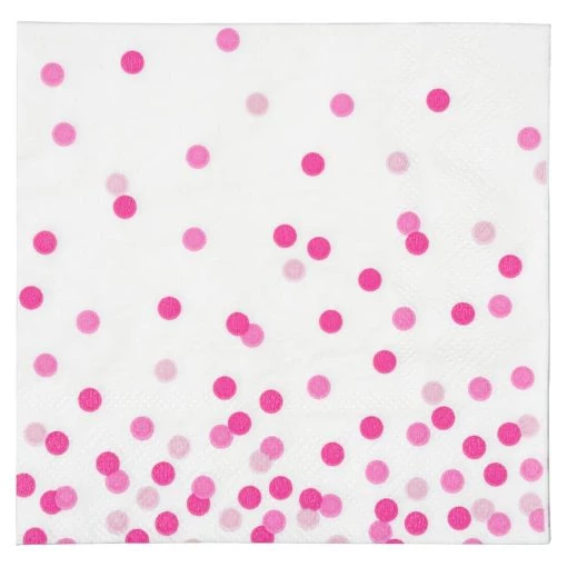 Budget 🌟 Pink Dots Beverage Napkins by Celebrate It™ 🤩 -Celebrate It Sales Shop 10525746