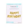 Outlet 👏 6 Pack: Happy 🥳 Birthday Gold Foil Balloon Banner Kit by Celebrate It™ ⌛