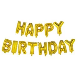 Outlet 👏 6 Pack: Happy 🥳 Birthday Gold Foil Balloon Banner Kit by Celebrate It™ ⌛ -Celebrate It Sales Shop 10528431 2 1
