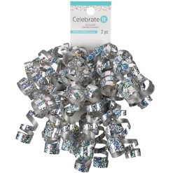 Best Pirce 🛒 Silver Holographic Twisty Bows By Celebrate It™ 🧨