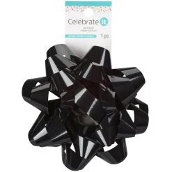 Hot Sale 🧨 5.75" Black Lacquer Gift Bow by Celebrate It™ 🌟