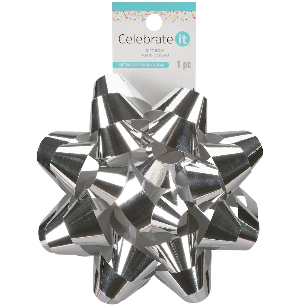 Best deal 🎁 12 Pack: 5.75" Metallic Gift Bow by Celebrate It™ 🤩 2 Best deal 🎁 12 Pack: 5.75" Metallic Gift Bow by Celebrate It™ 🤩 - Image 2