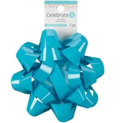 Best deal ❤️ 5.75" Turquoise Lacquer Gift Bow by Celebrate It™ 👏