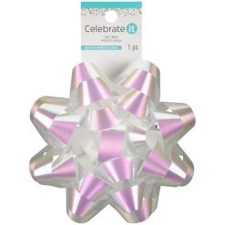 Cheap 🧨 5.75" White Holographic Gift Bow By Celebrate It™ 👍