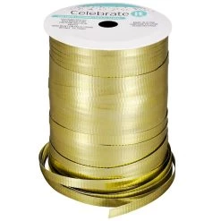 Best reviews of ✔️ 100yd. Gold Crimped Curling Ribbon by Celebrate It™ 👏