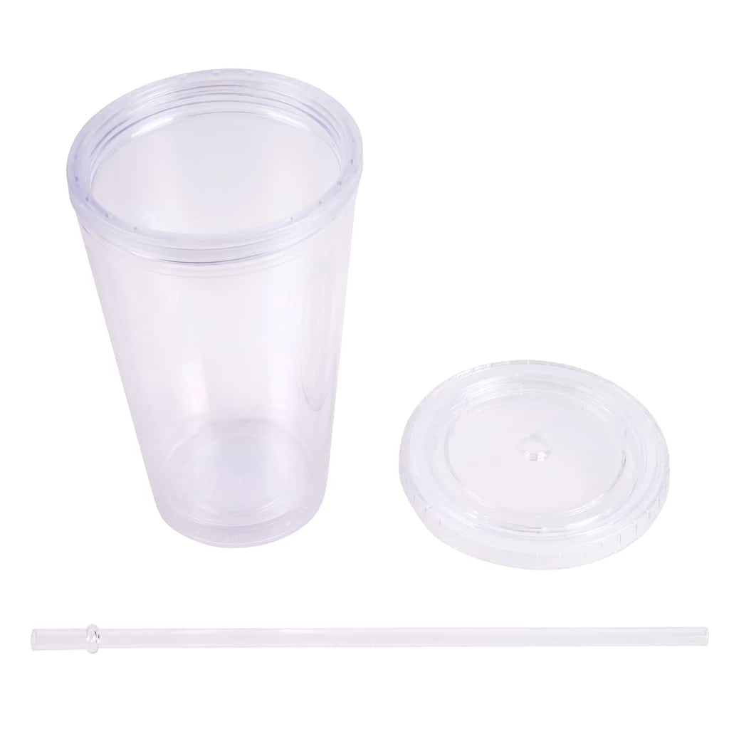 Wholesale 👍 18oz. Plastic Tumbler with Straw by Celebrate It™ 🤩 3 Wholesale 👍 18oz. Plastic Tumbler with Straw by Celebrate It™ 🤩 - Image 3