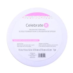 Coupon 😀 Turntable Cake Stand by Celebrate It™ 🛒 -Celebrate It Sales Shop 10593749 2
